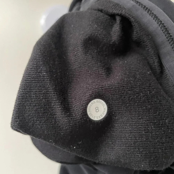 Lululemon Seek Softness Mid Rise Crop Pants Lounge Black Size 8 - Picture 9 of 10